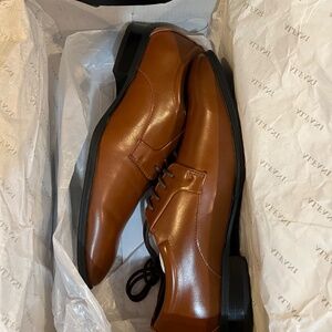 Alfani Mens Andrew Dress Derby Shoes, Size 7M, Dark Tan